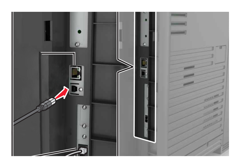 Troubleshooting a network communication failure issue Lexmark MC3326